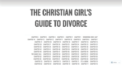 Desktop Screenshot of christiangirlsguidetodivorce.com